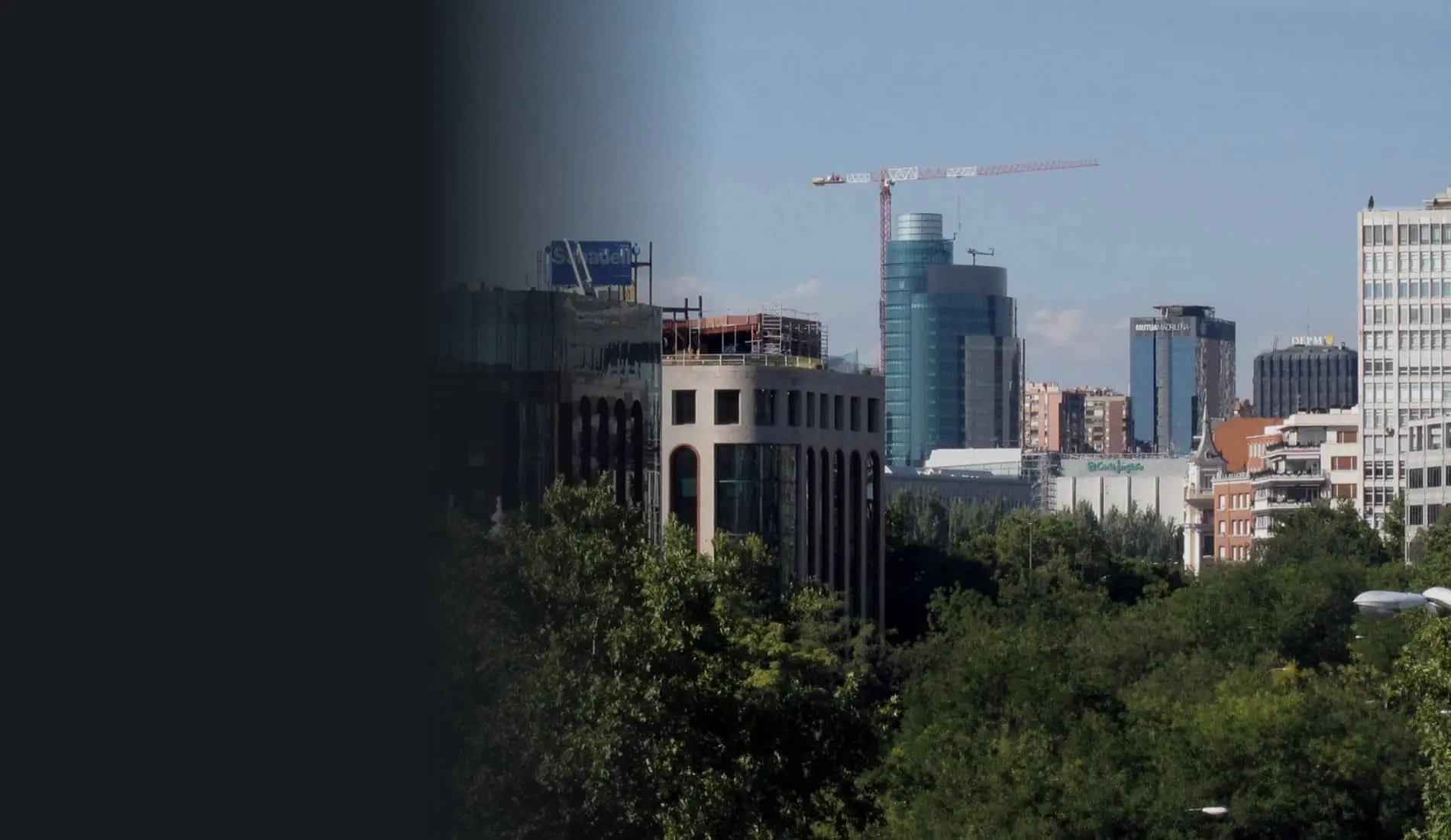 Torres de oficinas del paseo de la Castellana, Madrid