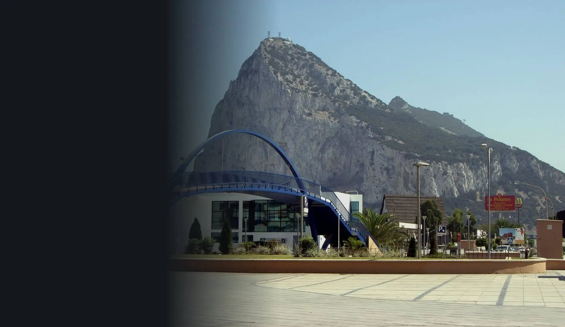 El Peñón de Gibraltar visto desde La Línea de la Concepción